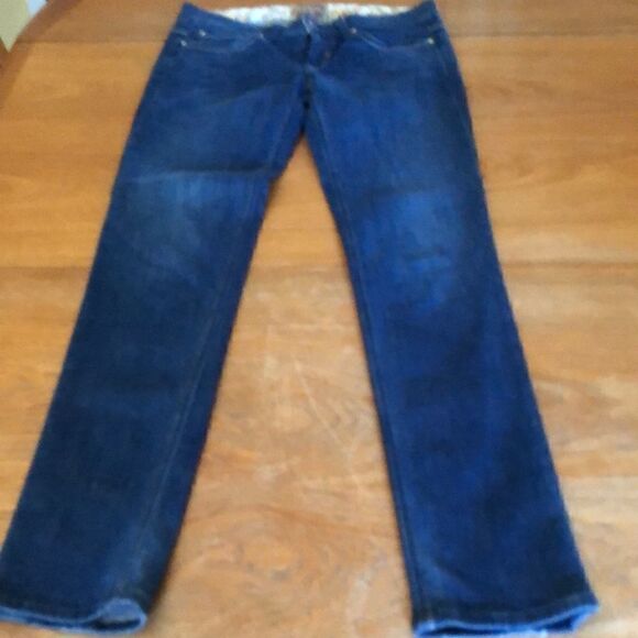 Rich & Skinny Funnel jeans Size 28 light whiskering and fading on dark denim - Picture 2 of 12
